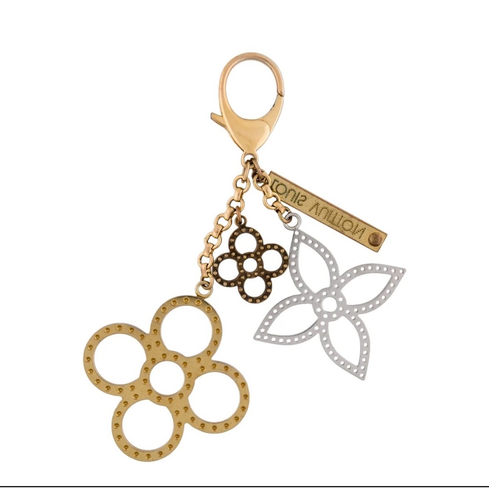 Louis Vuitton Bijou Sac Tapago Goldtone bag charm with silver accents, OSFM